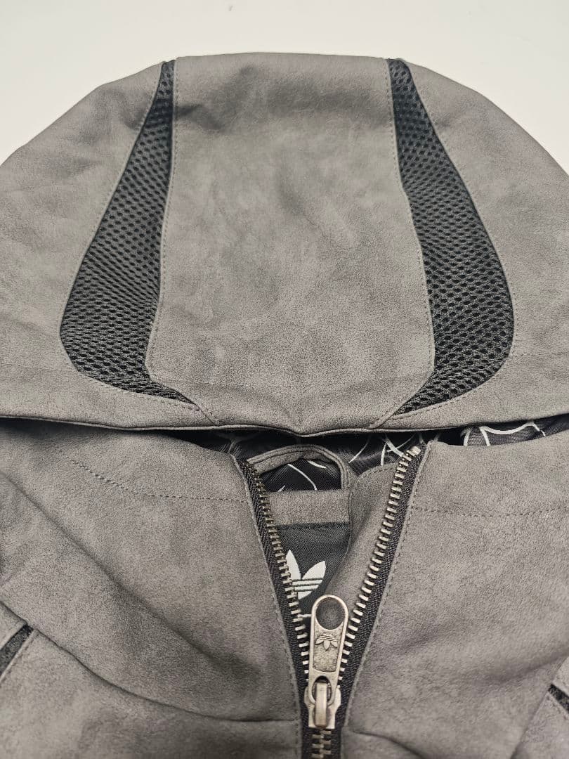 マ*ィ様 adidas x Thug Club PU Leather Jacke