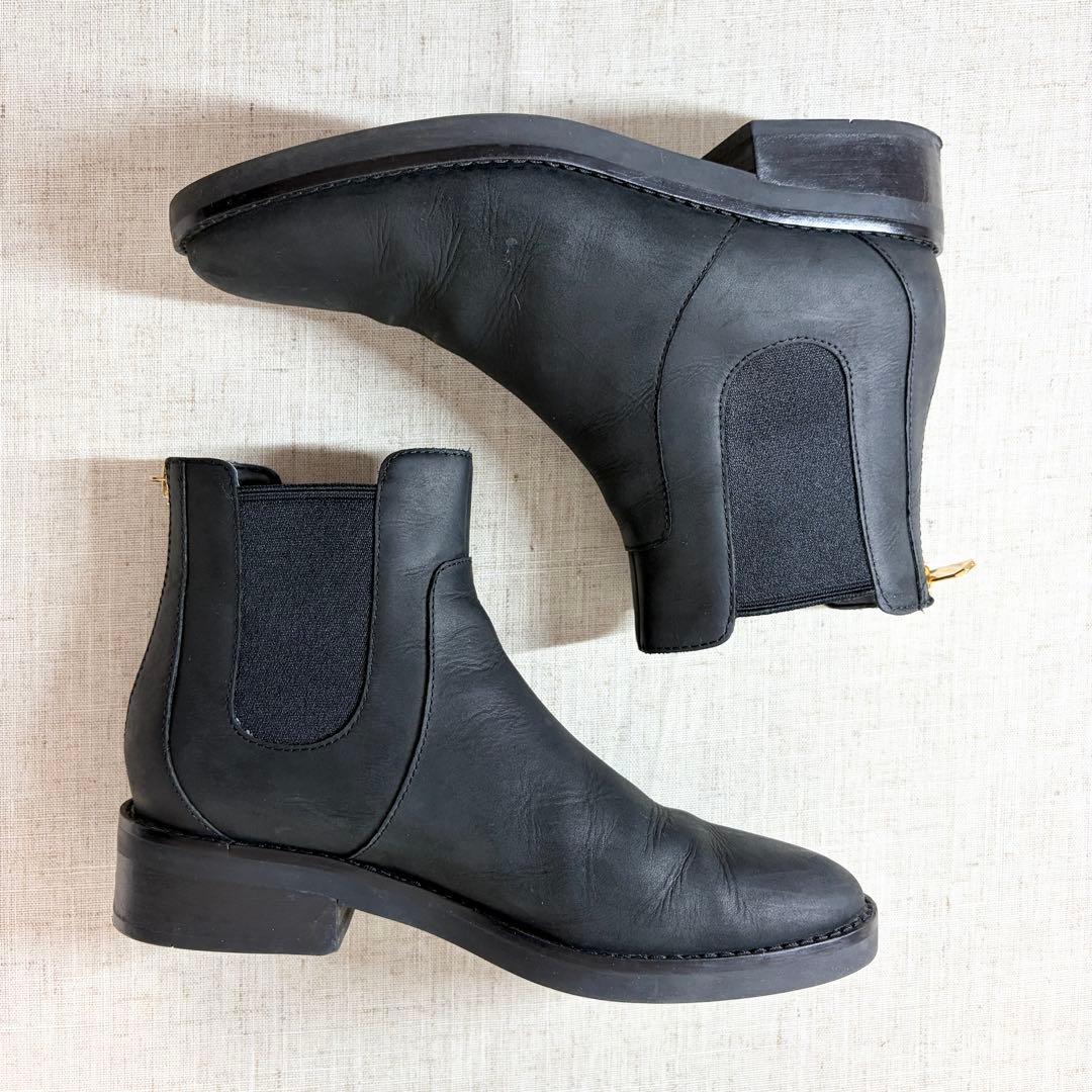 未使用級★コールハーン サイドゴアブーツ ウォータープルーフ サイドジップ 23