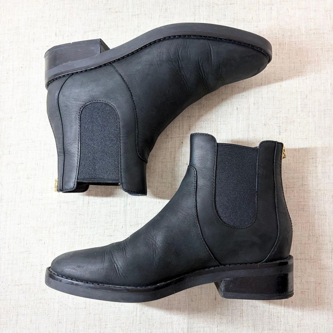 未使用級★コールハーン サイドゴアブーツ ウォータープルーフ サイドジップ 23