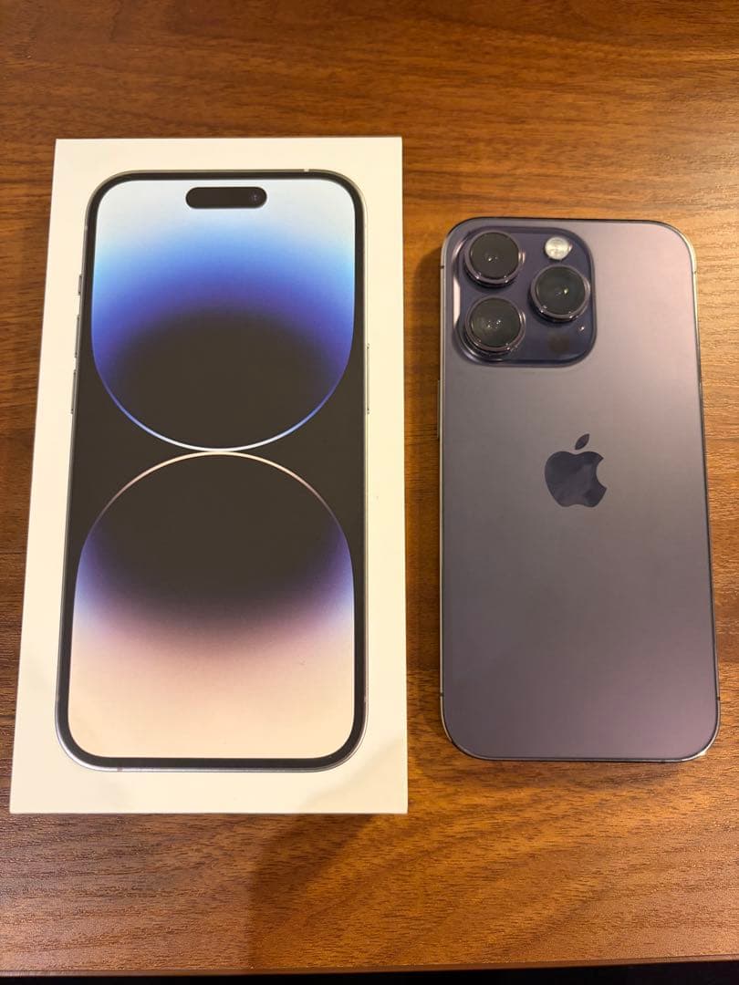 Apple iPhone 14 Pro ディープパープル 本体 バッテリー98%