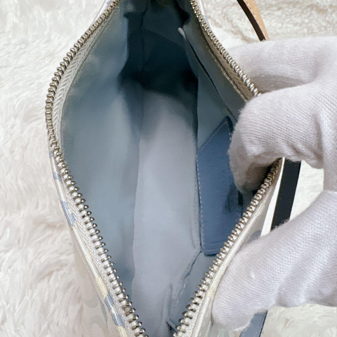 COACH コーチ アクセサリーポーチ シグネチャー キャンバス マルチカラー