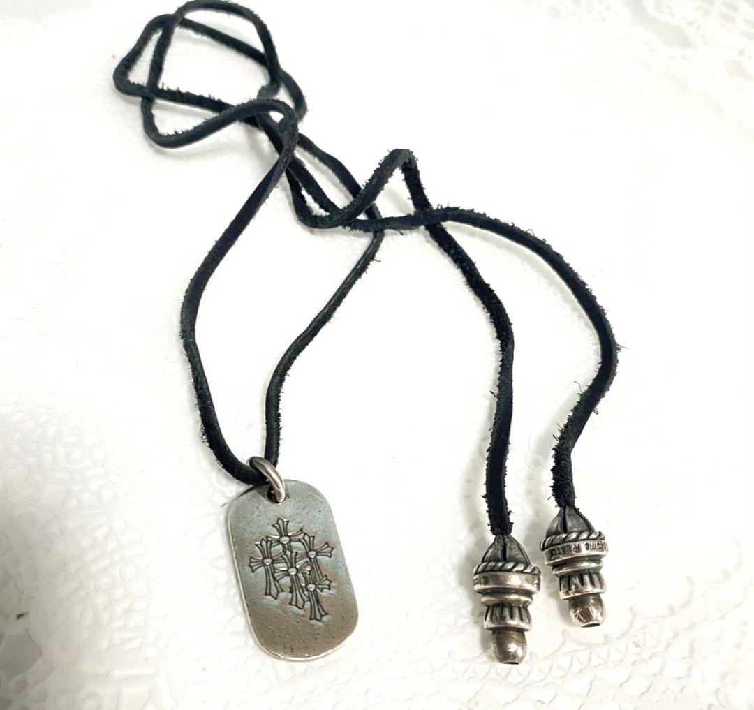 最終処分！ クロムハーツ ドッグタグ クロス ネックレス
