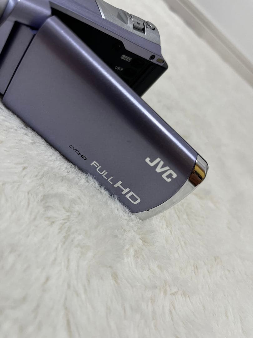 美品　JVC Everio GZ-HM33 パープル ビデオカメラ