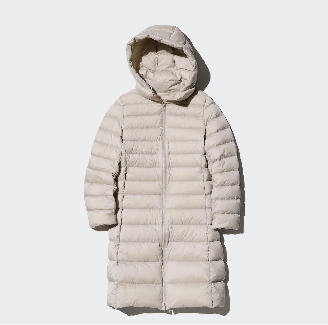 【タグ付き新品】ウルトラライトダウンコート　ベージュM