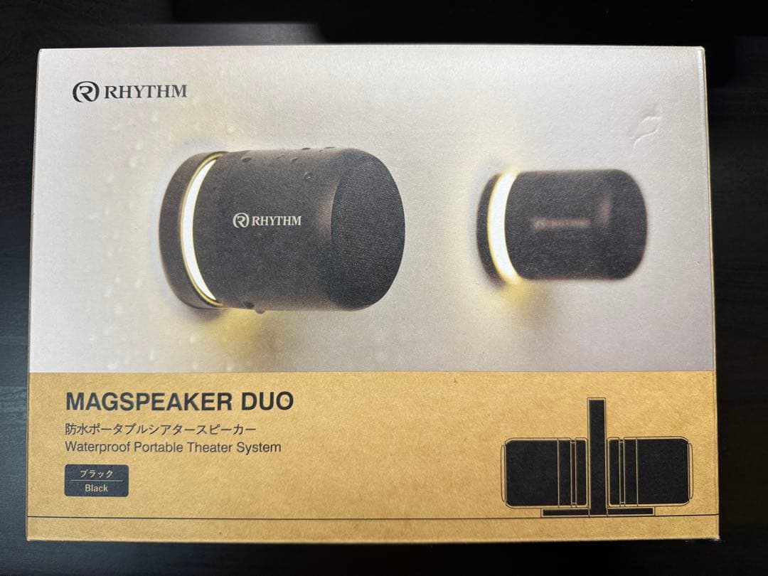 RHYTHM MAGSPEAKER DUO 防水ポータブルシアタースピーカー