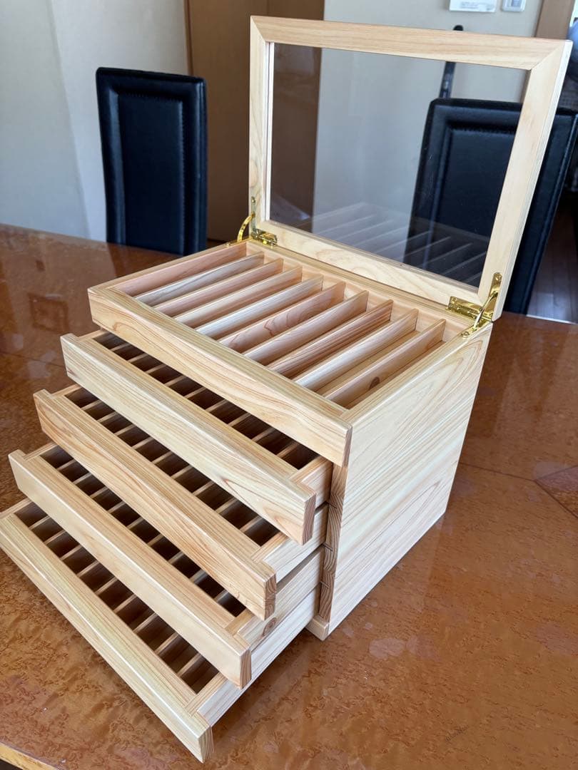 WANCHER Hitasugi Wood Craft 日田杉Penbox 50