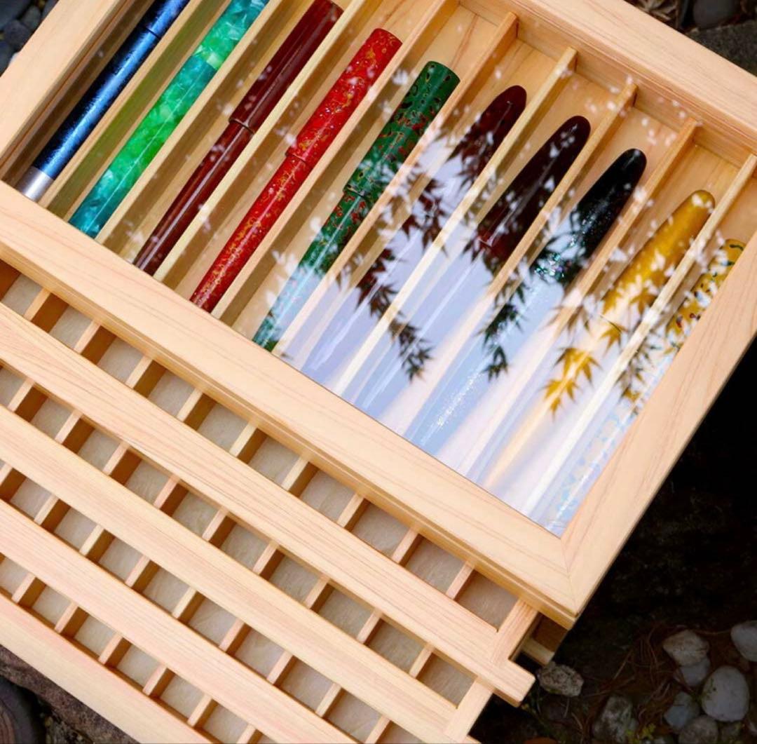 WANCHER Hitasugi Wood Craft 日田杉Penbox 50