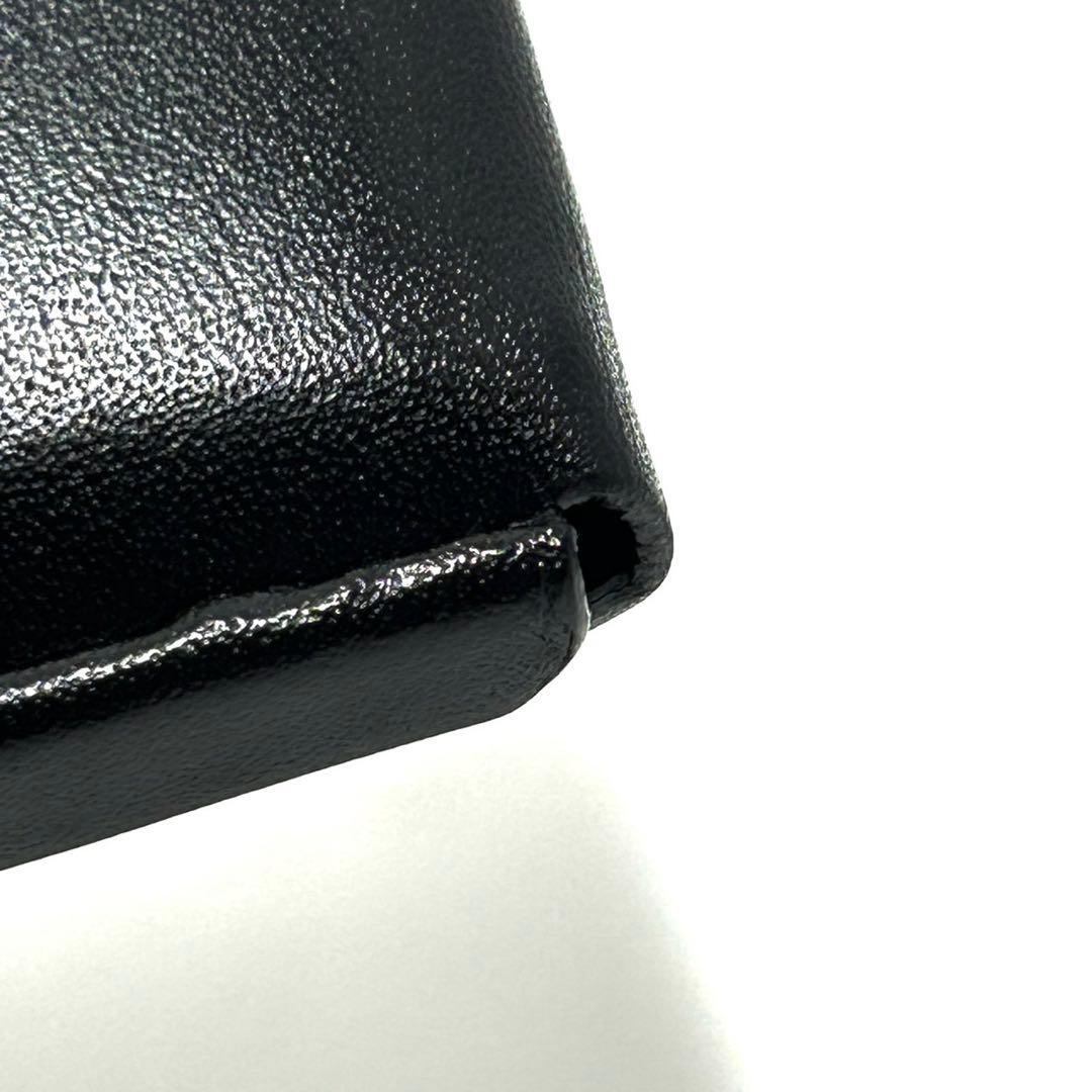 カルティエ パシャ カーフスキン 小銭入れ ケース ブラック ロゴ 黒色