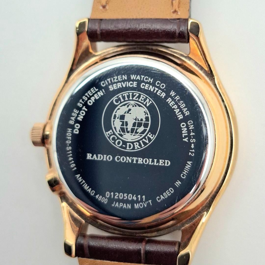 ✨美品 シチズン エコドライブ レザー バンド CITIZEN ブラウン