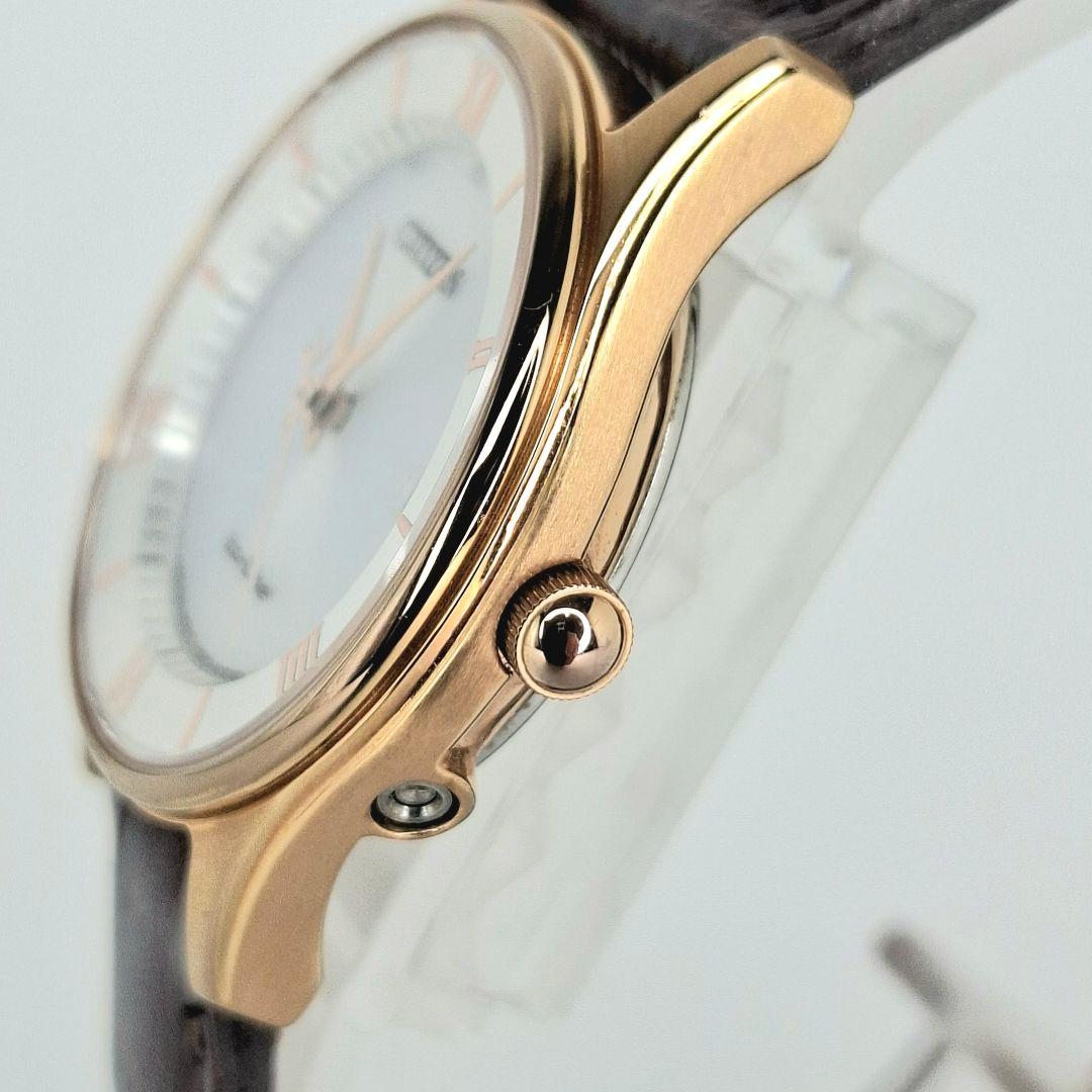 ✨美品 シチズン エコドライブ レザー バンド CITIZEN ブラウン