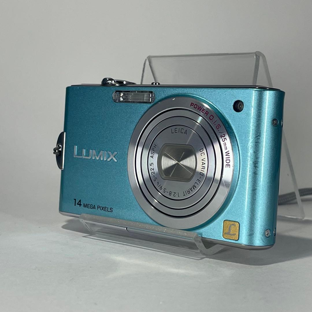 【動作良好】Panasonic LUMIX DMC-FX66 ブルー
