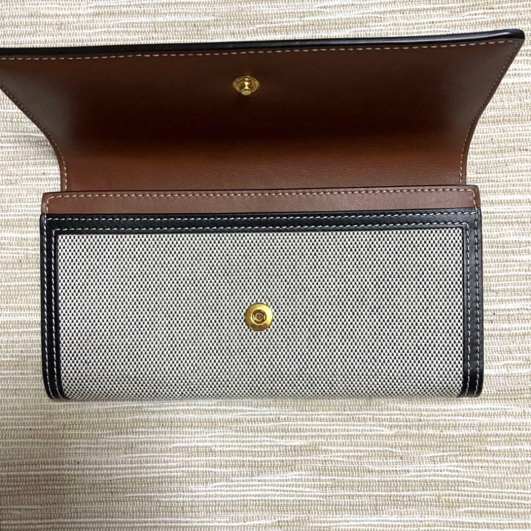 BURBERRY：ホースフェリー ロゴプリント コンチネンタル 長財布