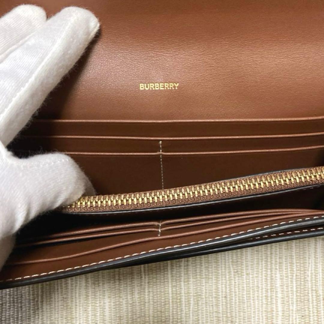 BURBERRY：ホースフェリー ロゴプリント コンチネンタル 長財布