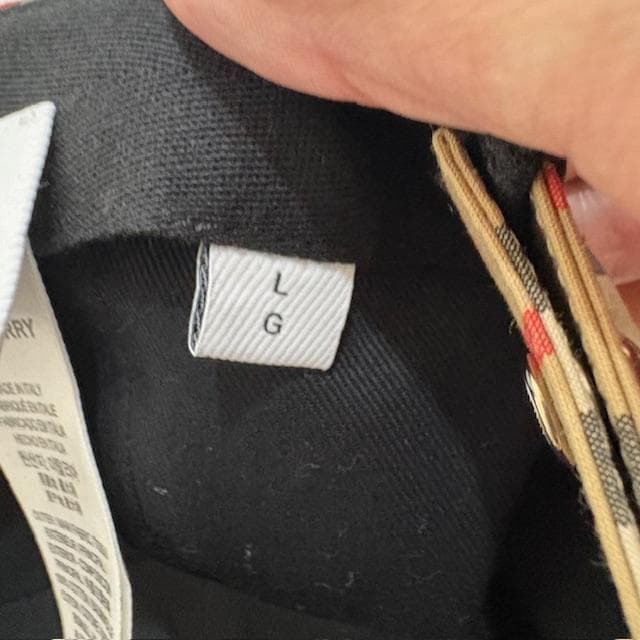 バーバリー モノグラム ノバチェック ベースボールキャップ L/G