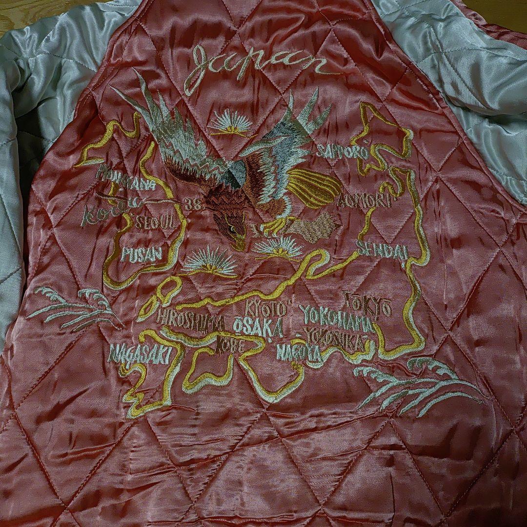 フラットヘッドスカジャングリーン別珍 激レア