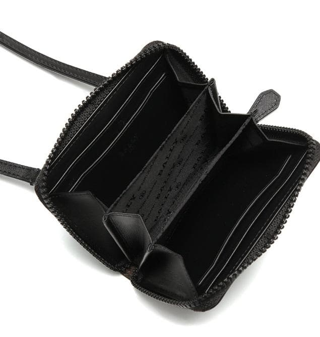 新品未使用★BALLY モノグラムショルダーウォレットケース