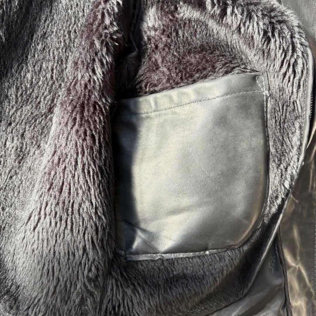 SCHOTT ショット 641 ボアライナー シングルライダース レザー 42