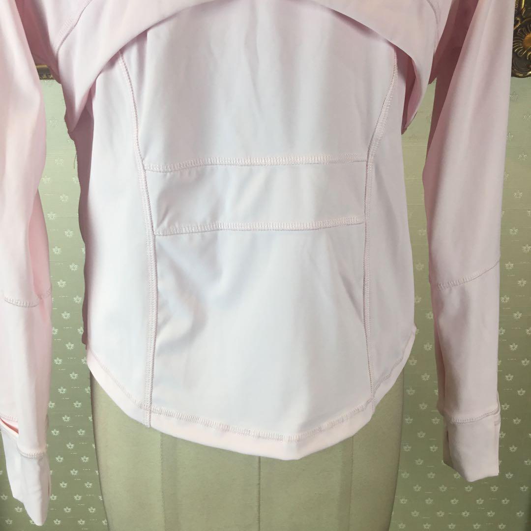 タグ付け☆ LULULEMON サイズ4 ピンク ウィンドブレーカー 長袖