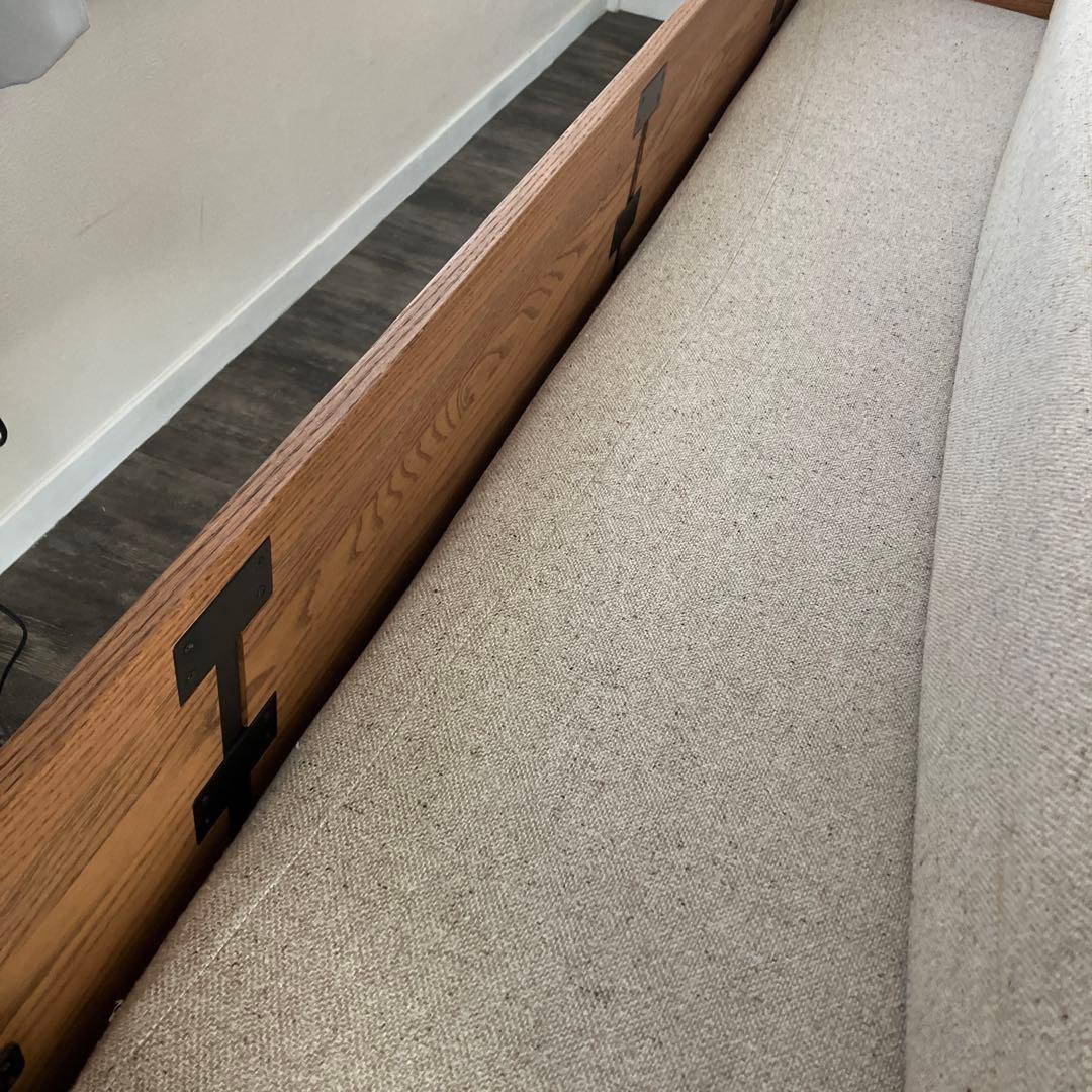 モモナチュラル デイソファ 3p 北欧 ナチュラル