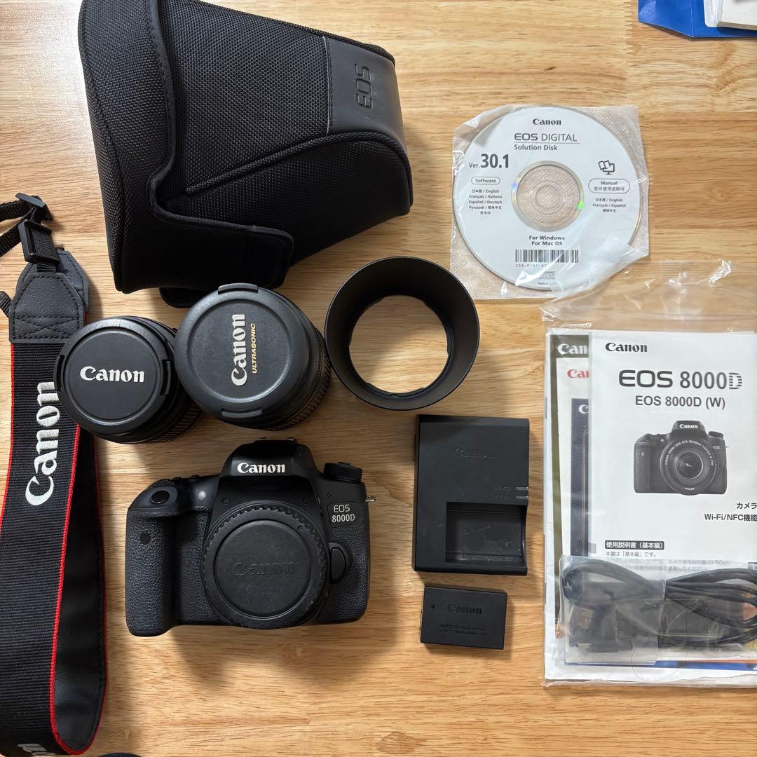 Canon EOS 8000D ダブルレンズキット