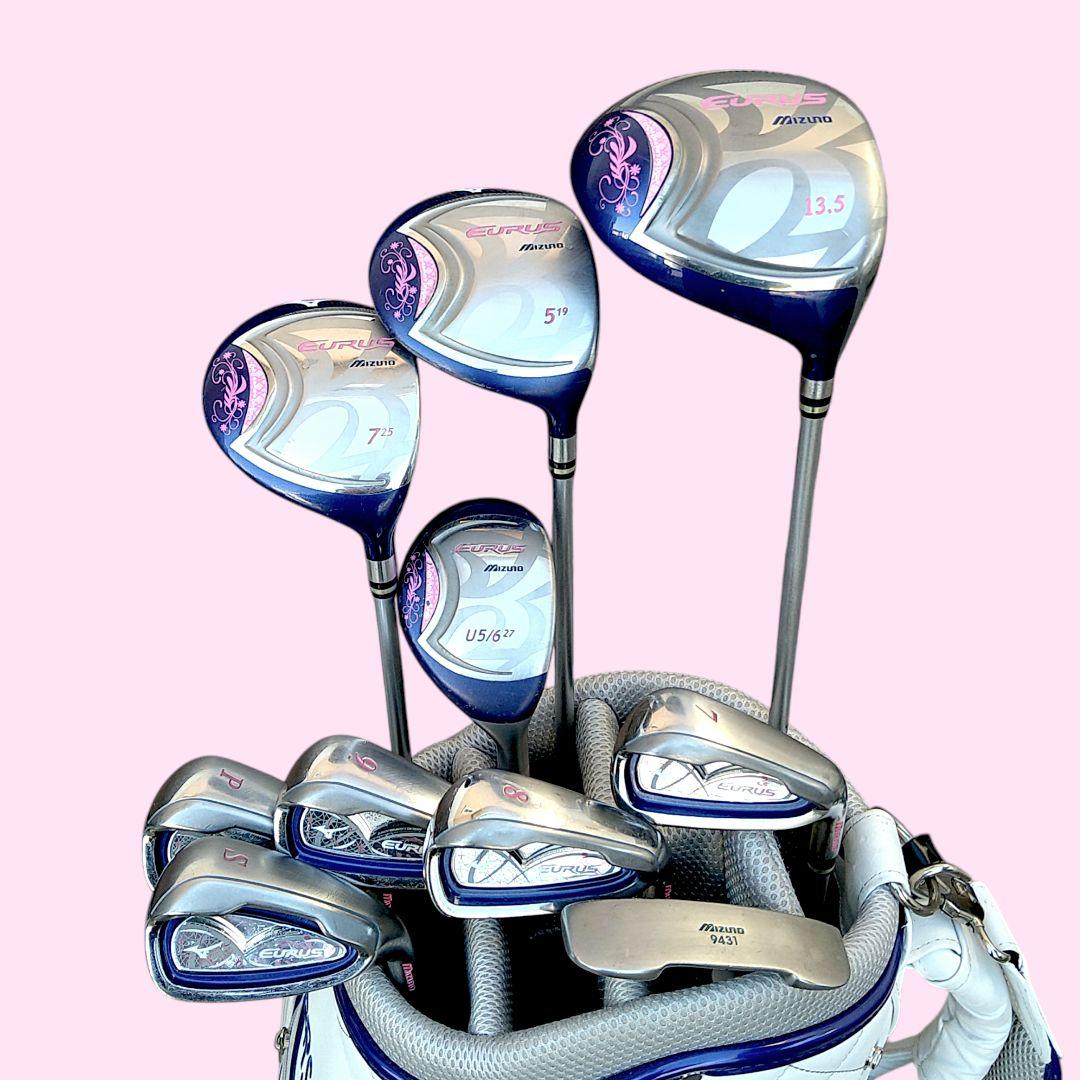 MIZUNOレディースゴルフセット クラブセット 初心者モデル バック付き