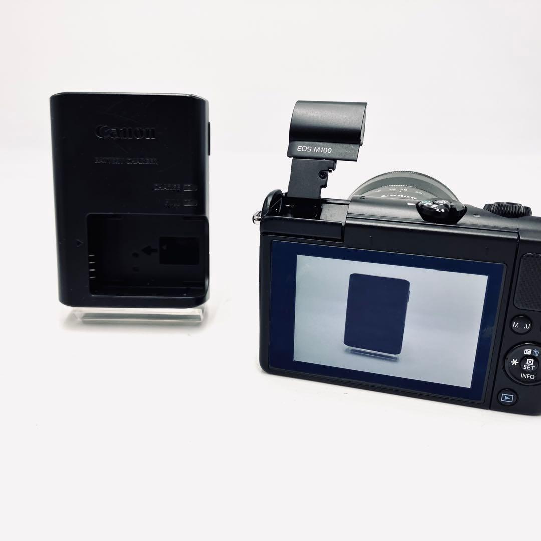 Canon EOS M100 ブラック　18-55mmレンズキット