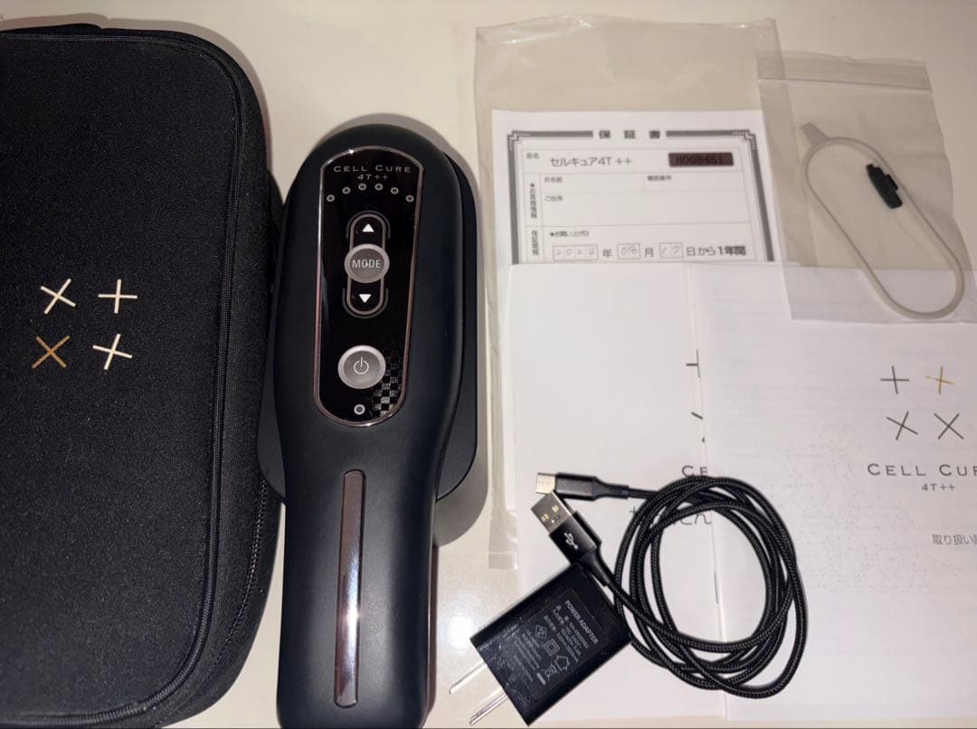 【アプリコット】セルキュア 4T++ ベレガ 美顔器 通電確認済み