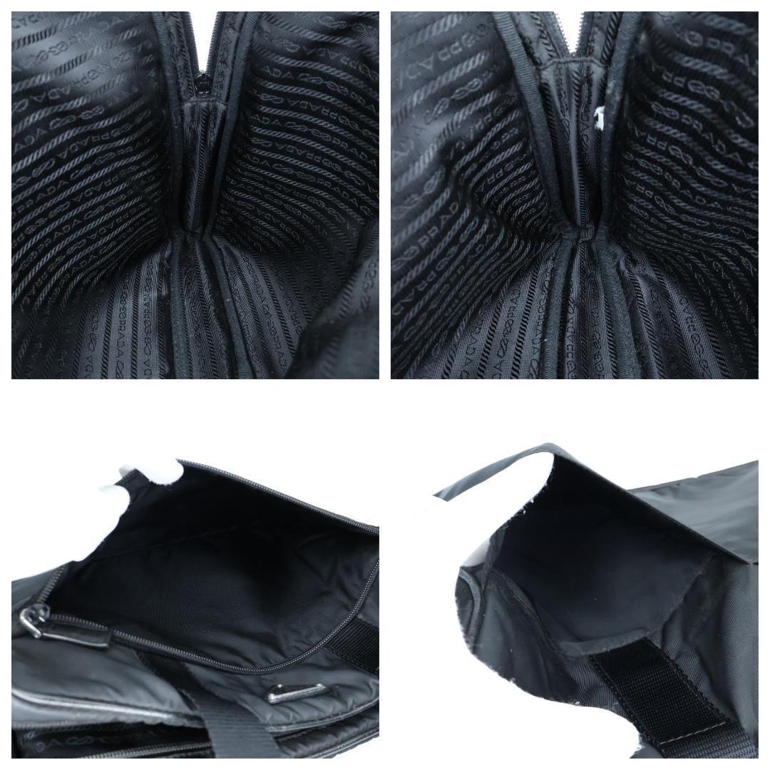 Gカード付 美品 PRADA プラダ ビジネスバッグ ブリーフケース ３角ロゴ