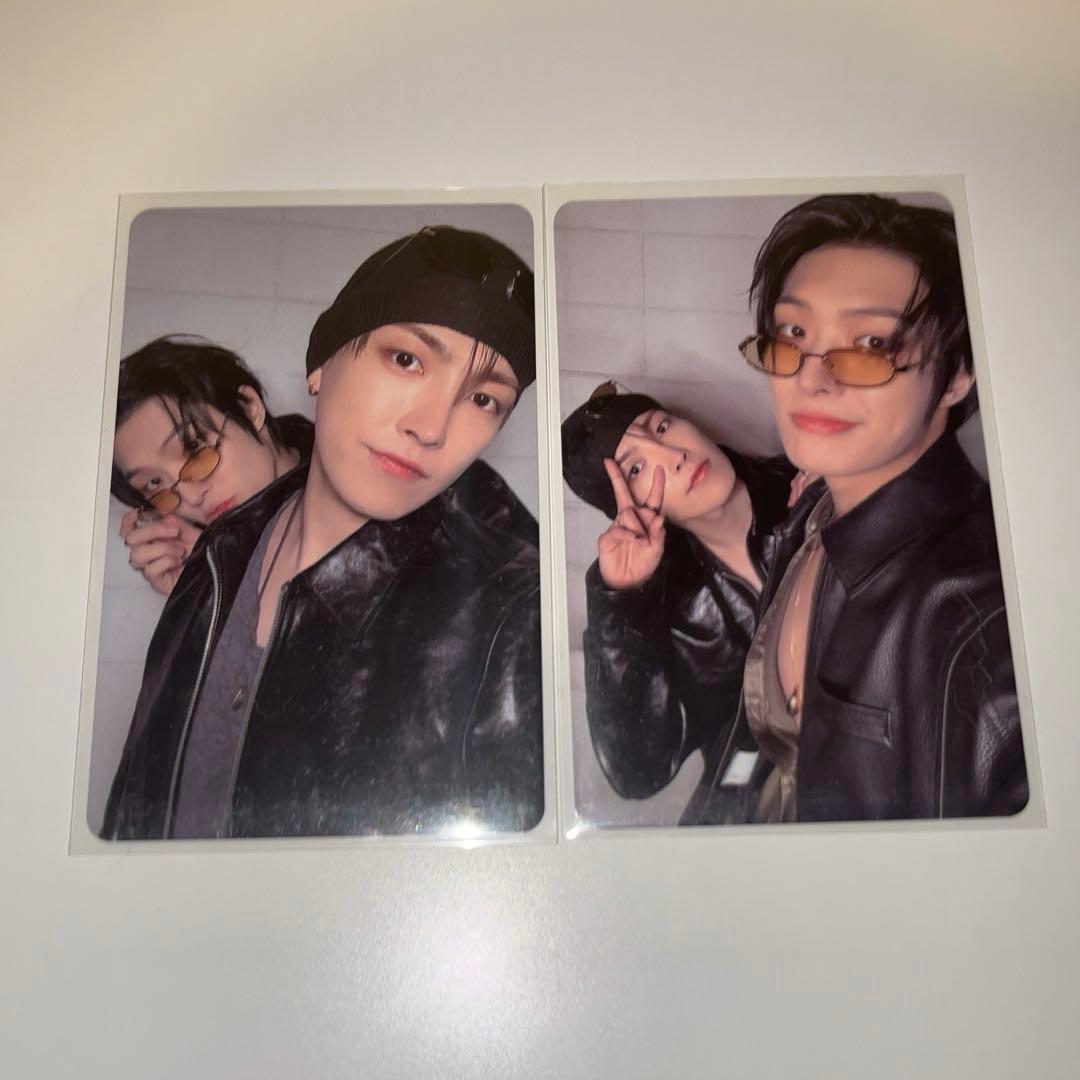 ateez everline ラキドロ　ユニット　ミンギ　ホンジュン　2枚