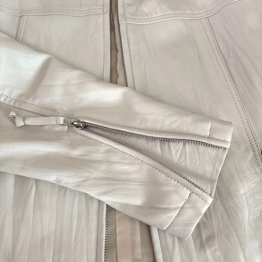 【希少✨】オールド ユニクロ 本革 ラムレザー シングルライダース ジャケット