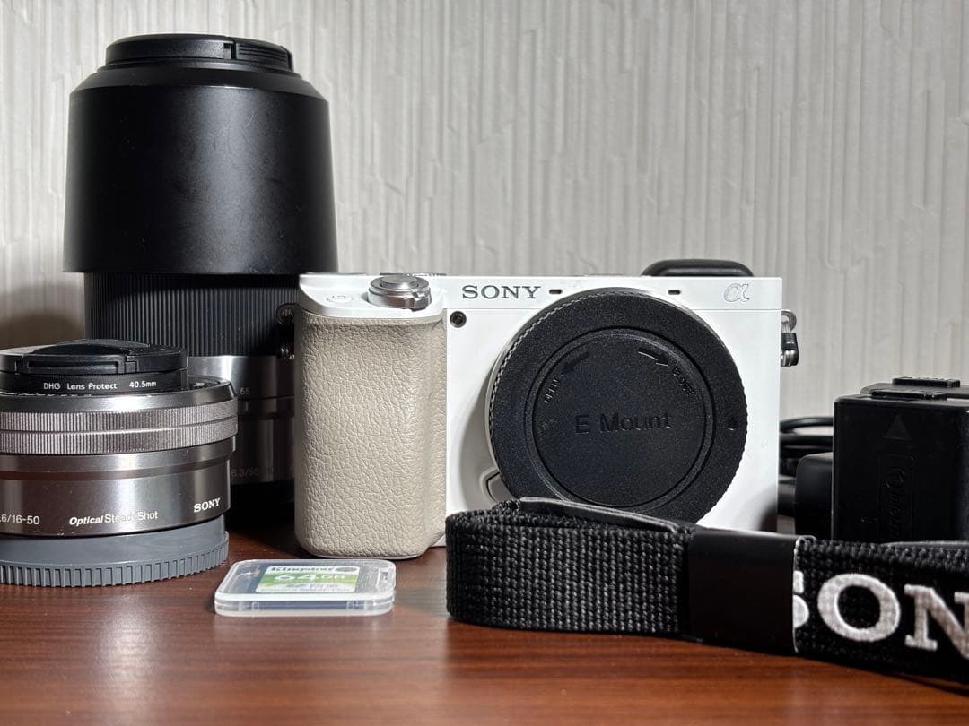 SONY ミラーレスカメラ α6100 ホワイト ダブルズームレンズセット