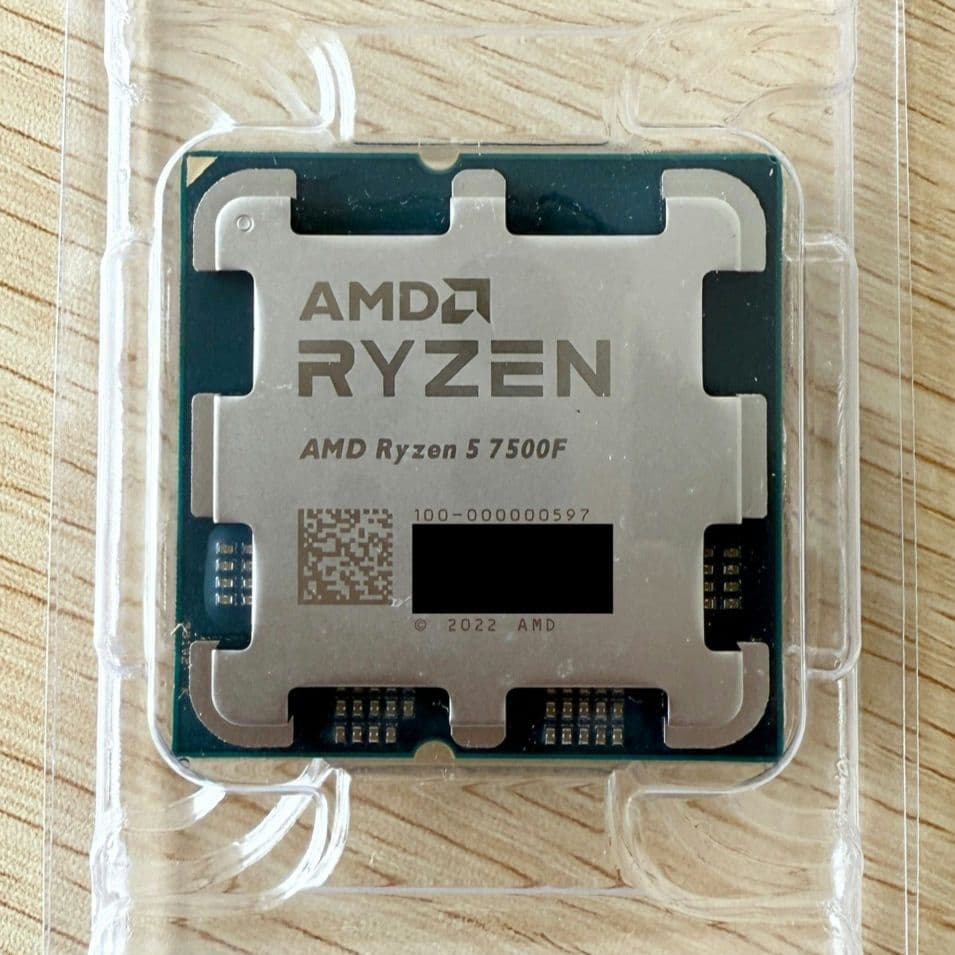 AMD Ryzen 5 7500F 新品バルク品