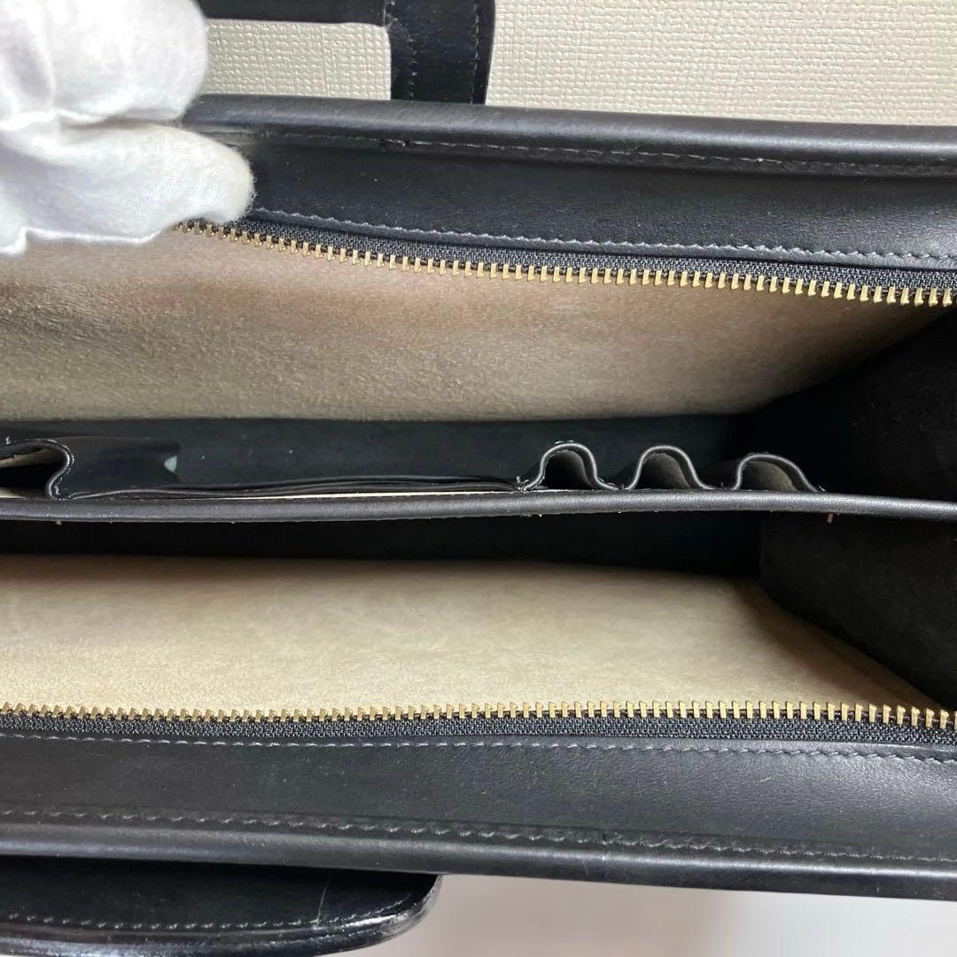 【だいすけさん専用】COACH ブラックレザー ビジネスバッグ A4対応