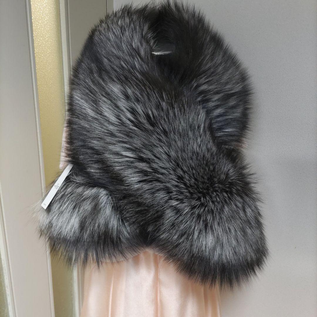 サガフォックス　SAGA FOX　新品タグつき　シルバーFOX　成人式ショール