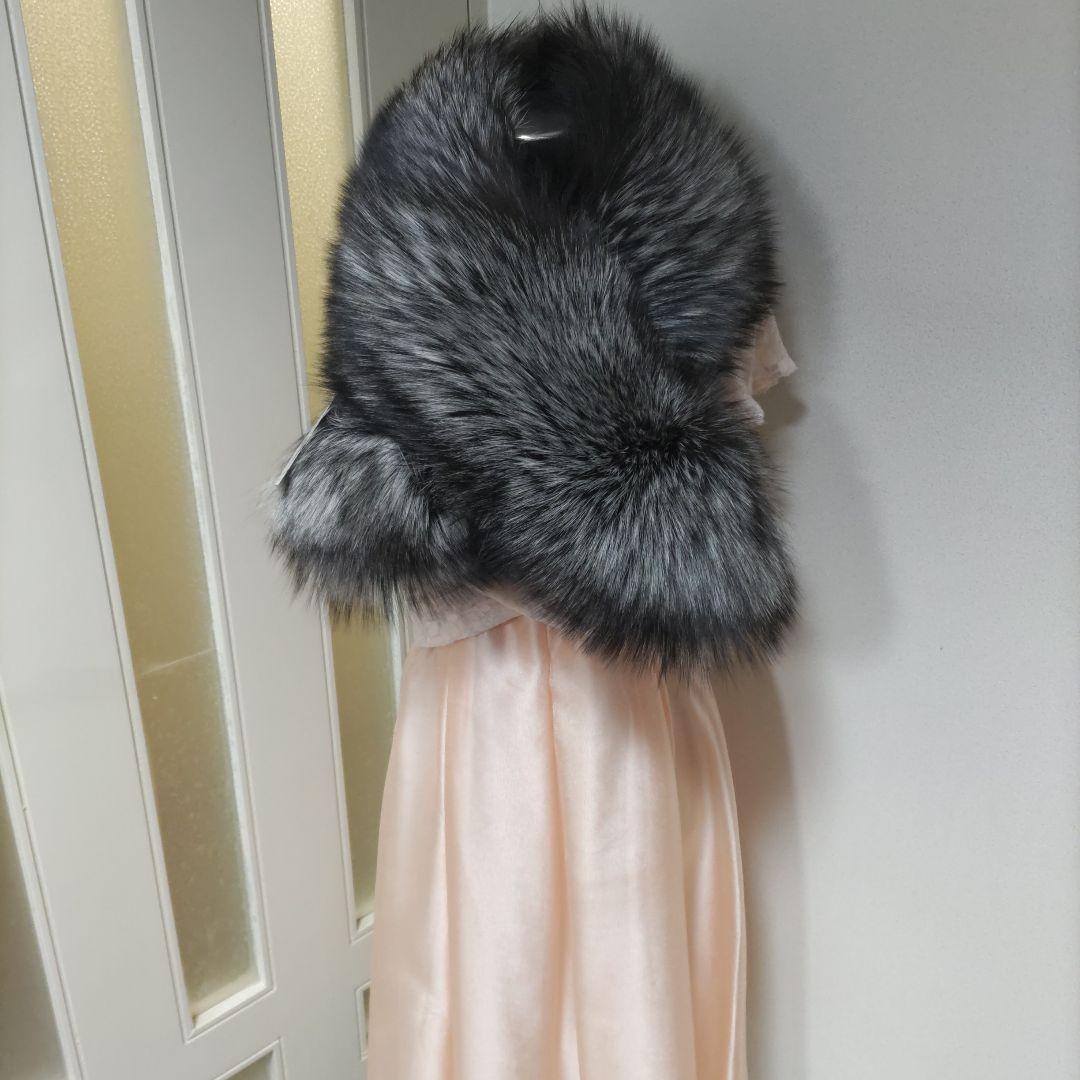 サガフォックス　SAGA FOX　新品タグつき　シルバーFOX　成人式ショール