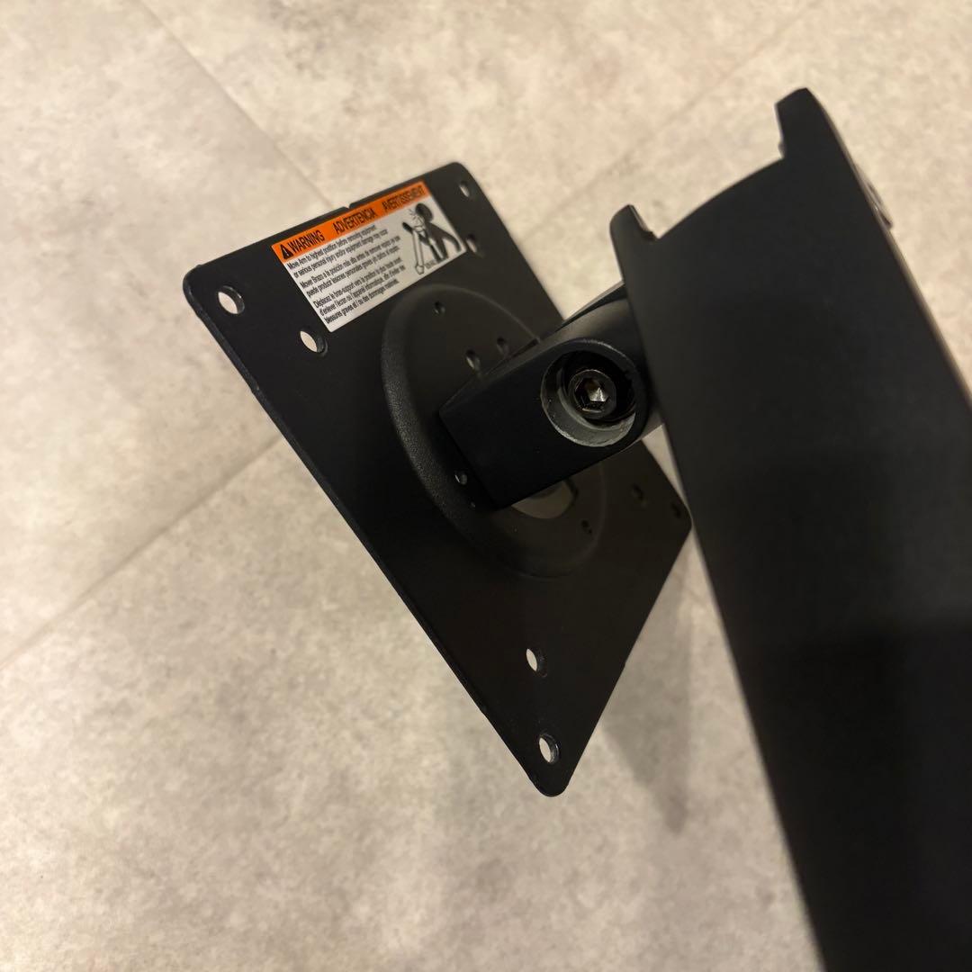 ergotron MXV モニターアーム　スリムタイプ マットブラック