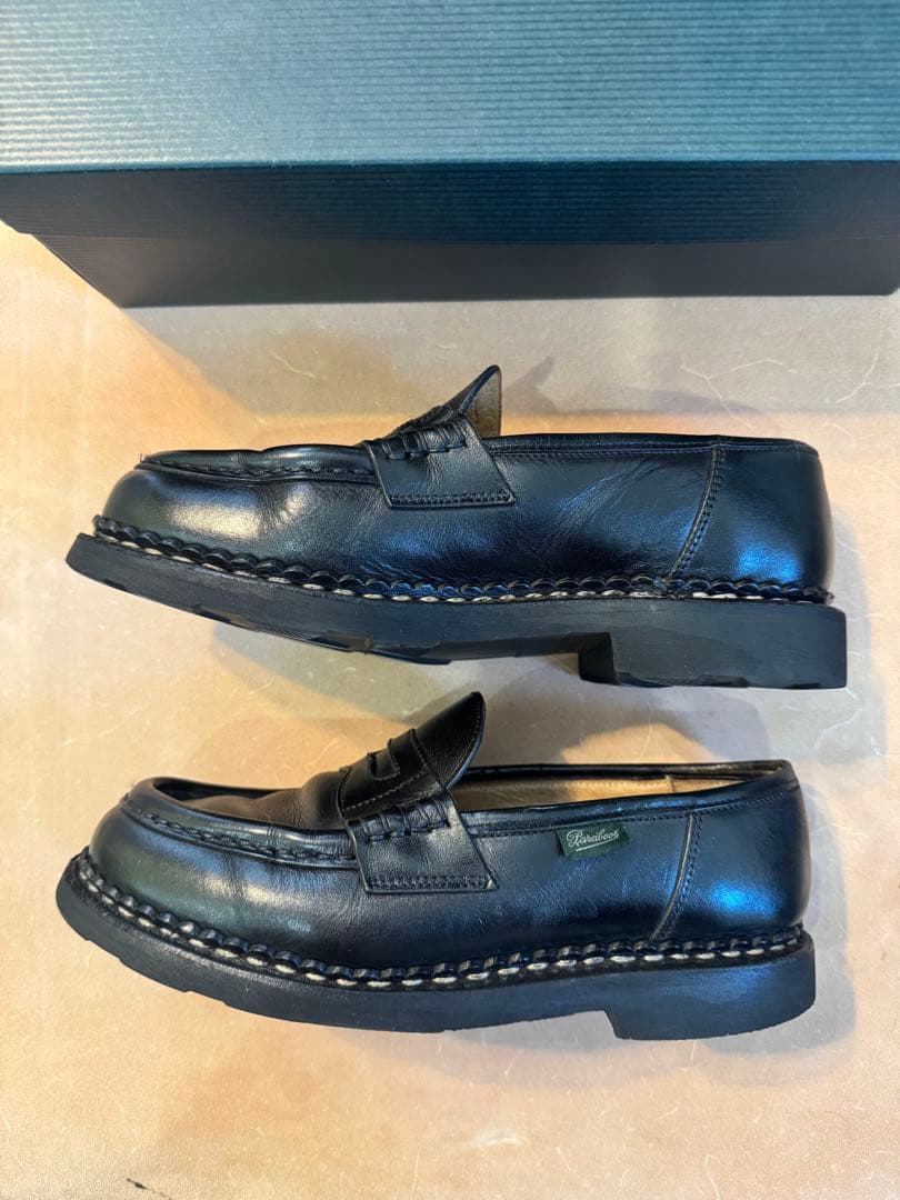 Paraboots 黒　オルセー