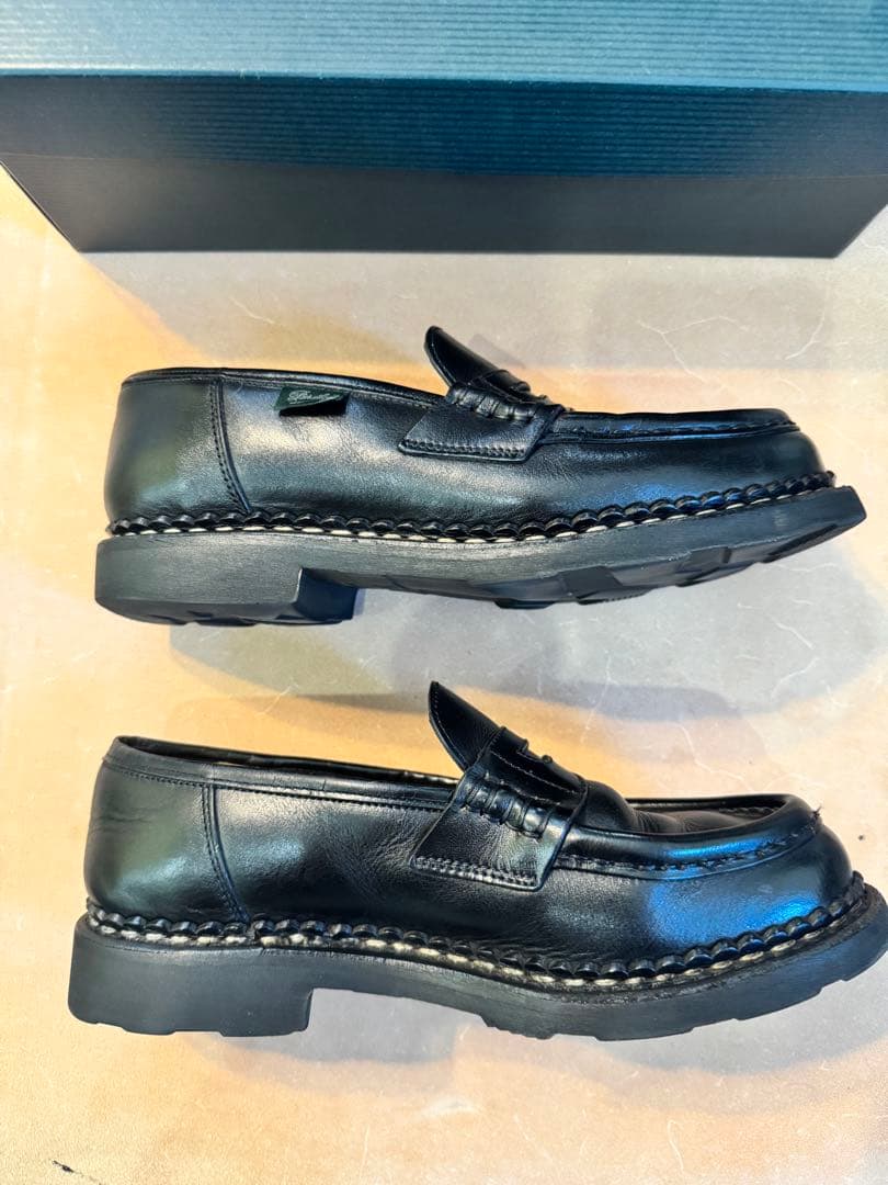 Paraboots 黒　オルセー