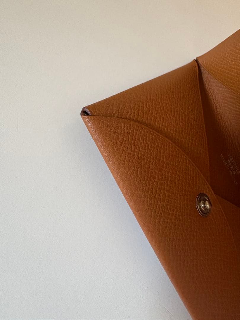 HERMES エルメス　カルヴィ エトゥープ カードケース　名刺入れ　パスケース