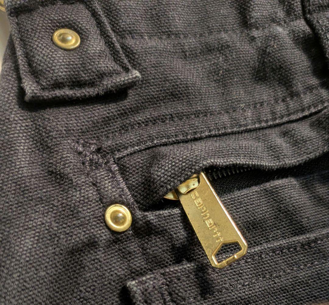 Carhartt ダブルニー ダックオーバーオール Black