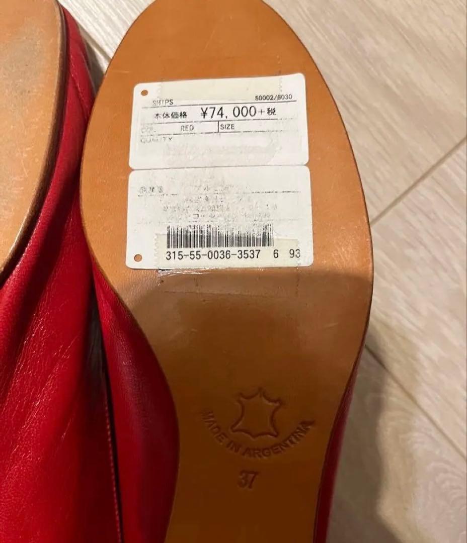 MARTINIANO（マルティニアーノ）high glove レザーパンプス