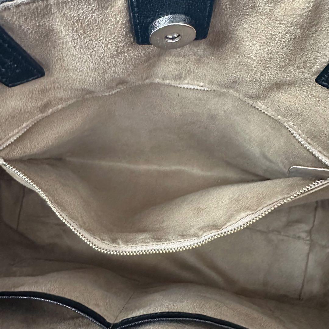 ペッレモルビダ　トートバッグ　ブラック　レザー　大容量　CSMB064