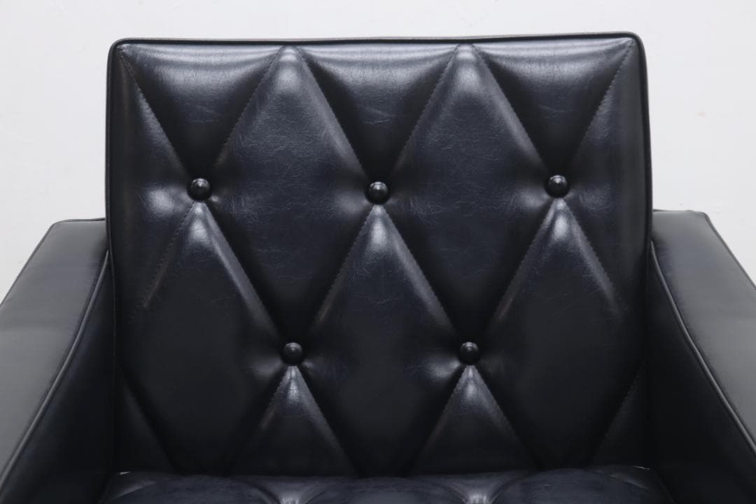 ※※専用※※　カリモク60 ロビーチェア 1シーター ブラック 黒 レトロ 2