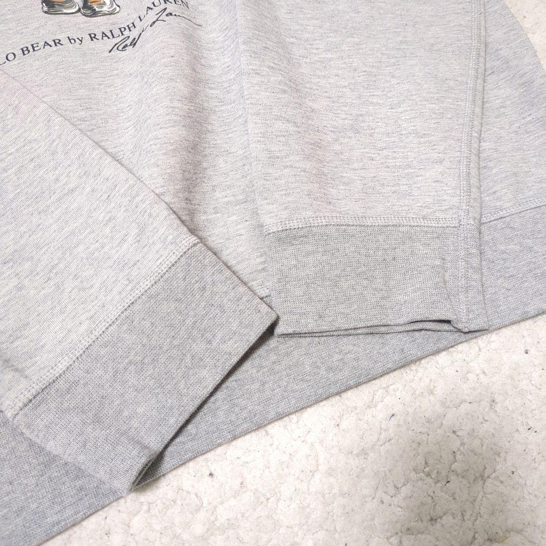美品 ポロベアー ダブルニット スウエットシャツグレー XL ジープ