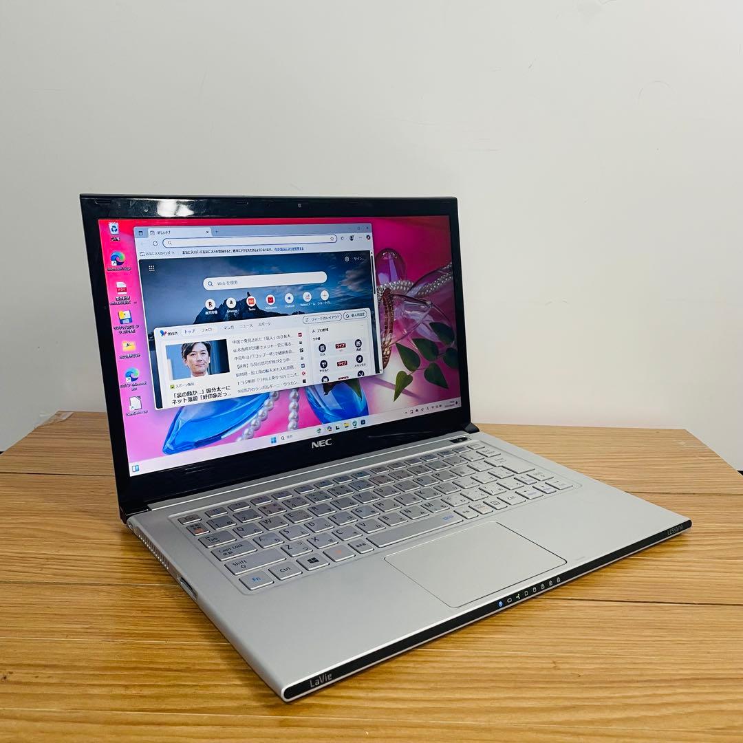 NEC　超薄15ミリ870グラムi5 SSD Windows11カメラWi-Fi