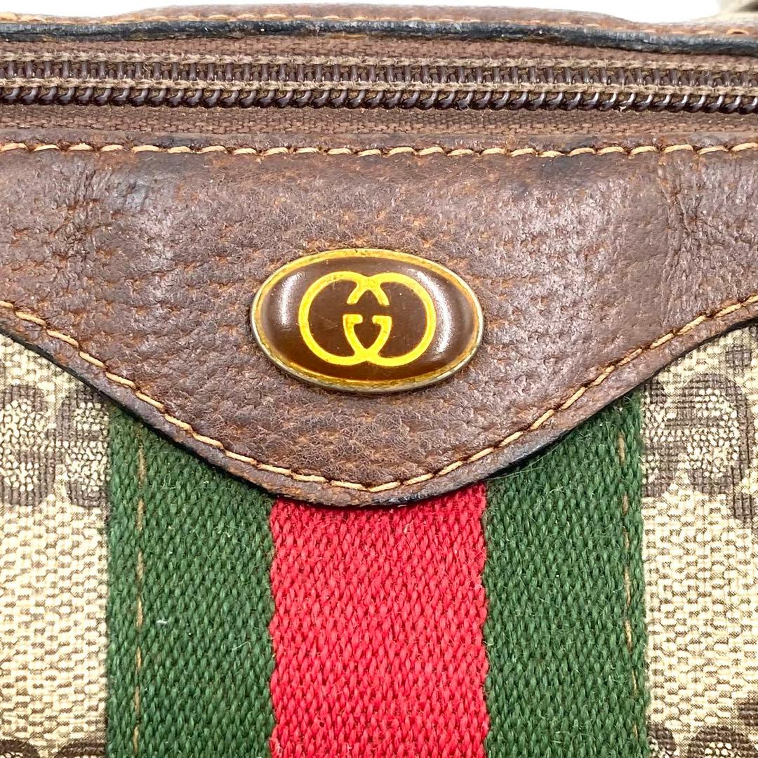 GUCCI✨ボストンバッグ GGスプリーム シェリーライン インターロッキング