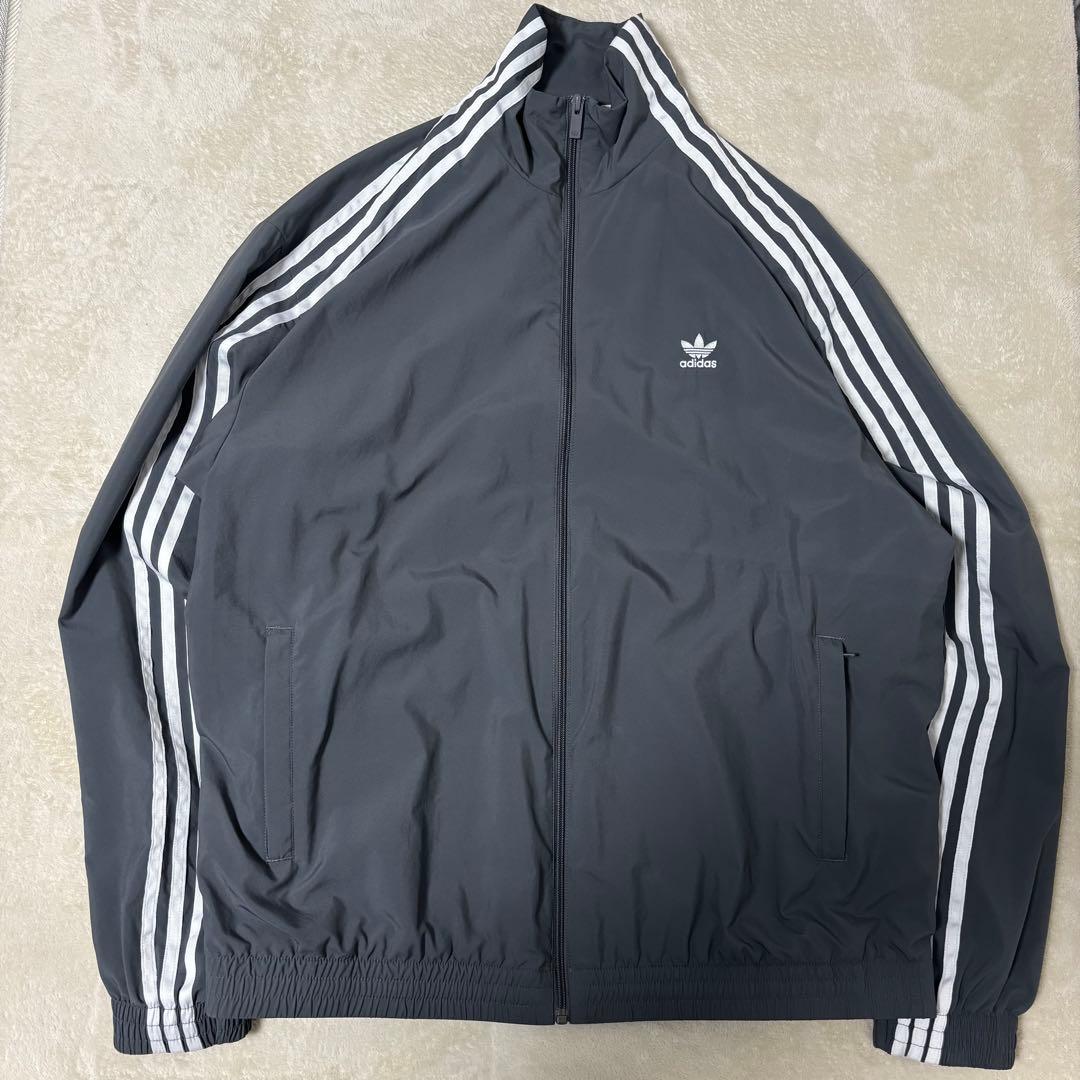 adilenium シーズン1 オーバーサイズトラックジャケット　グレー