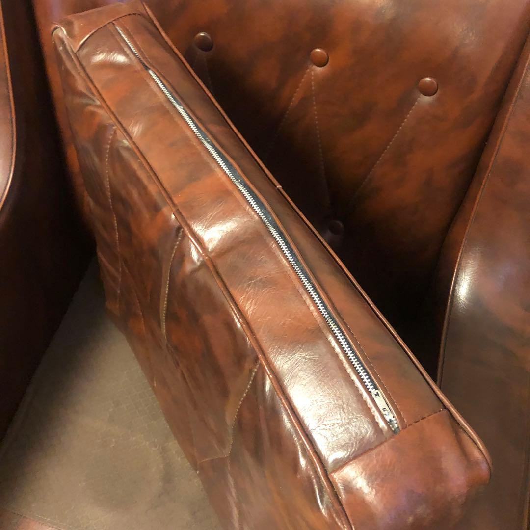 ◆本日限定価格◆カリモク ロビーチェア ヴィンテージ ソファ 1シーター