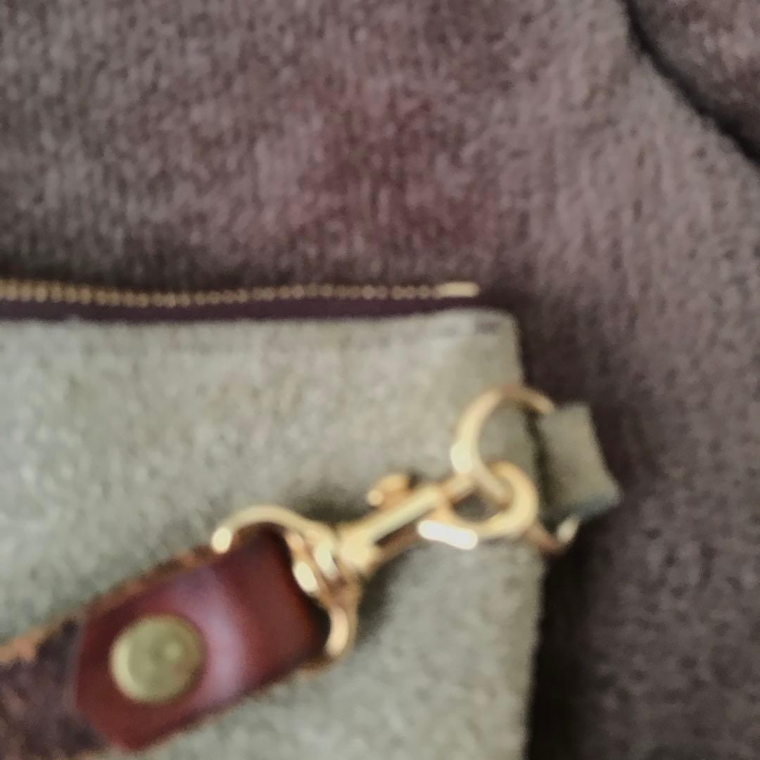 鮎*師様 スウェード サコッシュ スタッズ　FLOWER GOLD TURQUO