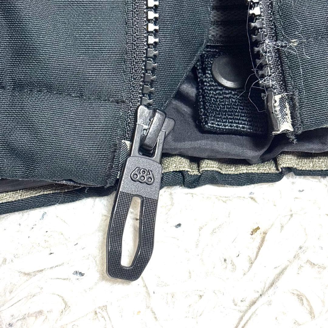 ✨美品✨686 スノーボードウェア ブラック L　黒　迷彩　カモフラ